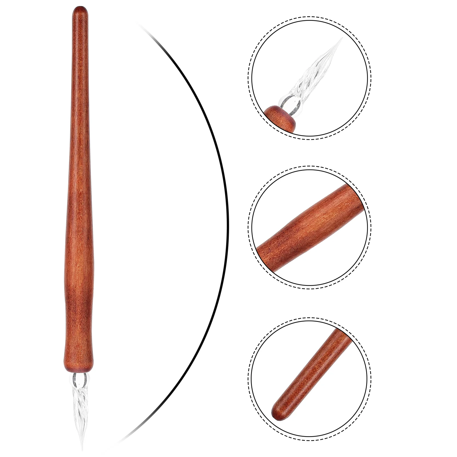 Ручка-карандаш с резьбой и деревянной ручкой для каллиграфии 
Ручка-карандаш с резьбой и деревянной ручкой для каллиграфии