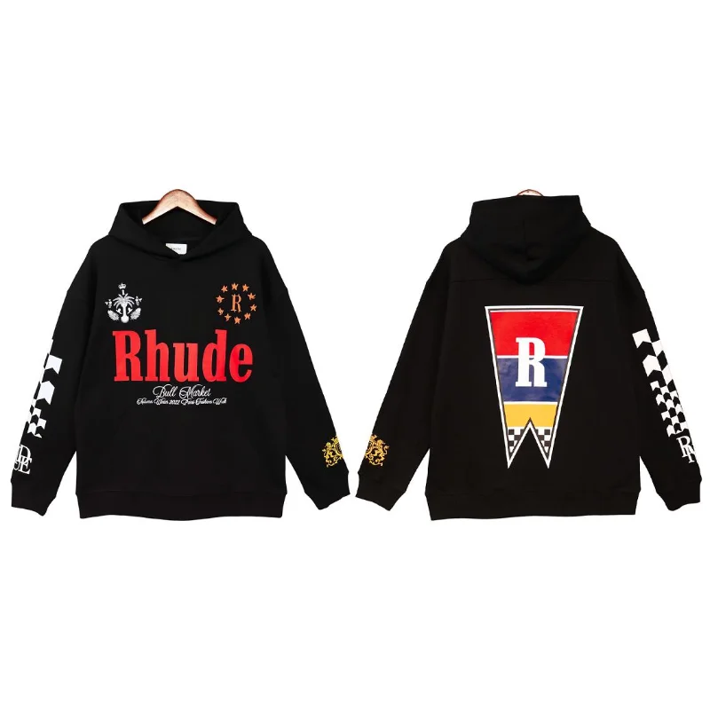 23SS New Fashion Letter Pattern Print Rhude Hoodies Men Women EU Size 100% Cotton Rhude Sweatshirt Autumn Winter
23SS New Fashion Letter Pattern Print Rhude Hoodies Men Women EU Size 100% Cotton Rhude Sweatshirt Autumn Winter