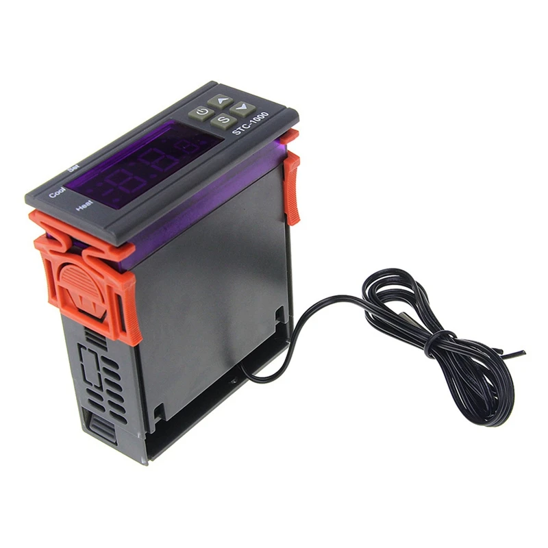 LED Digital Temperature Controller Relay Thermoregulator Thermostat STC-1000 AC 110-220V 10A For Heater Freezer Fridge
LED Digital Temperature Controller Relay Thermoregulator Thermostat STC-1000 AC 110-220V 10A For Heater Freezer Fridge
