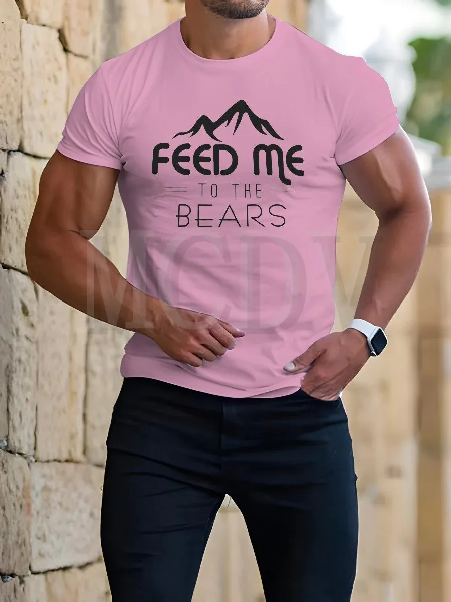 2023 Summer Men's Printed Casual Crew Neck Short Sleeve T-Shirt The Colorful Sheep Feed Me To The Bears Casual3D Printed T Shirt
2023 Summer Men's Printed Casual Crew Neck Short Sleeve T-Shirt The Colorful Sheep Feed Me To The Bears Casual3D Printed T Shirt