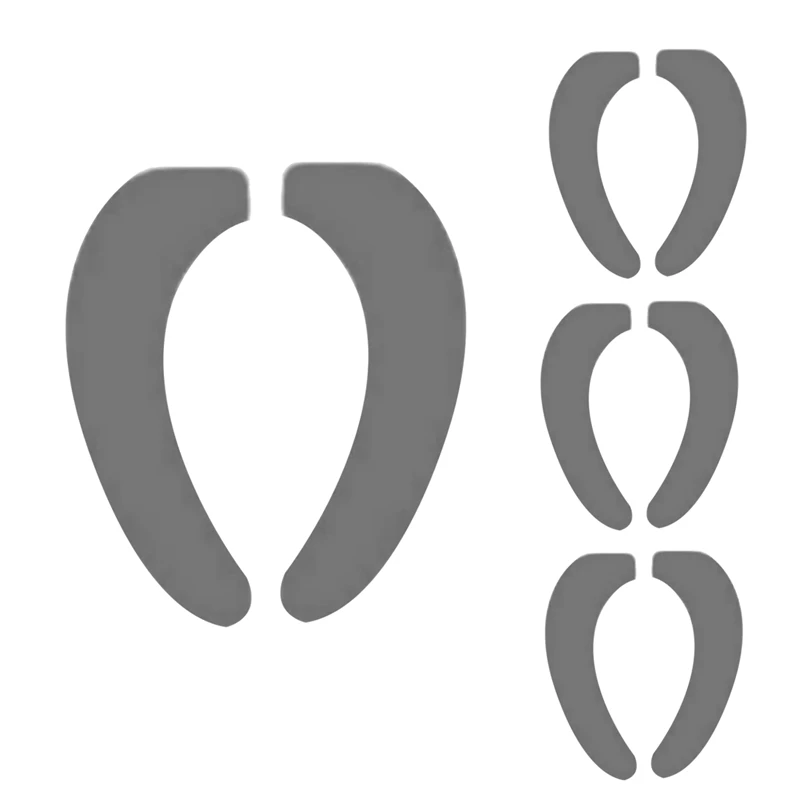 Чехол на сиденье унитаза с теплой подушкой, многоразовый чехол на сиденье унитаза, подушка из пены с эффектом памяти, набор из 4 предметов