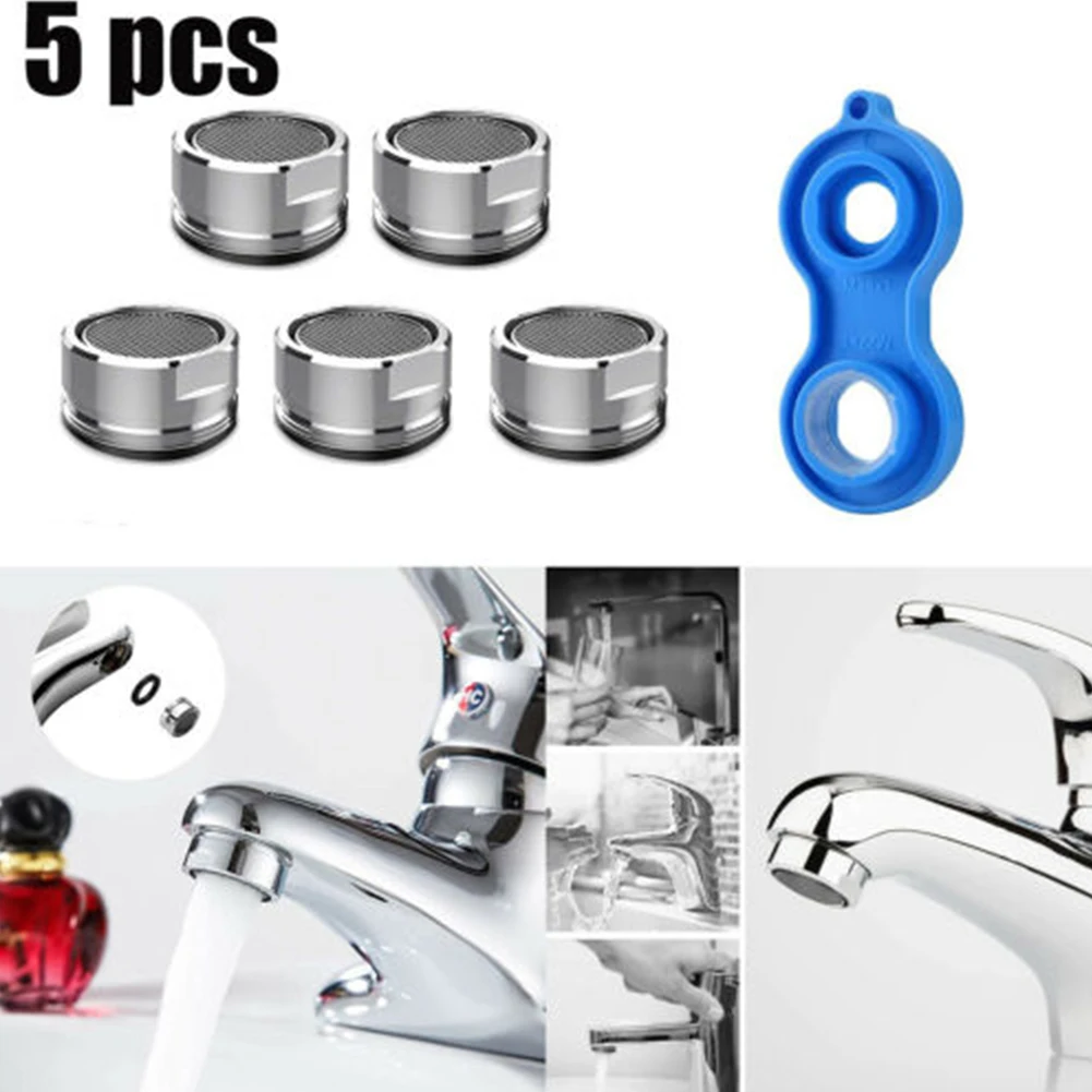 5pcs Water Saving M24 Aerator 24mm Brass Female Thread Faucet Wrench Regulators Replaceable Filter Nozzle For Kitchen Bathoom
5pcs Water Saving M24 Aerator 24mm Brass Female Thread Faucet Wrench Regulators Replaceable Filter Nozzle For Kitchen Bathoom