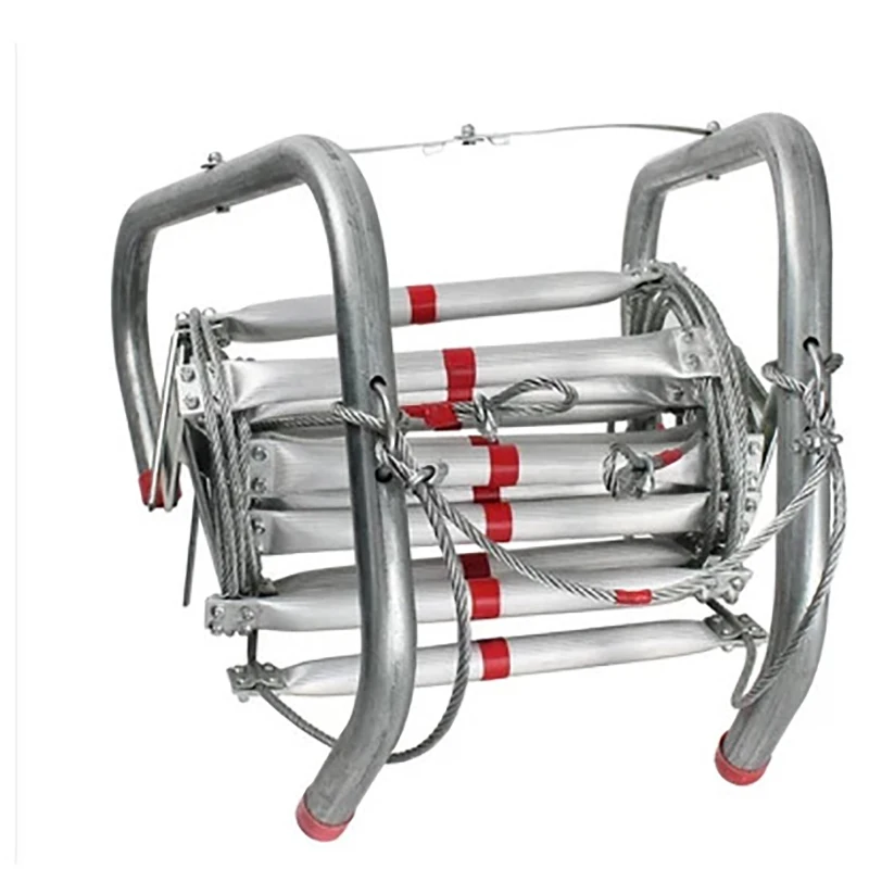 Steel Rescue Ladder Wire Rope Fire Rescue Ladder Fire Escape Ladder Safety Self-Rescue Ladder
Steel Rescue Ladder Wire Rope Fire Rescue Ladder Fire Escape Ladder Safety Self-Rescue Ladder