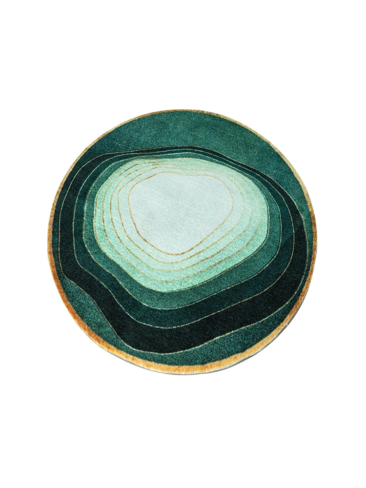 Green circular carpet, luxurious new Chinese style floor mat, bedroom, living room, bedside blanket, coffee table mat
Green circular carpet, luxurious new Chinese style floor mat, bedroom, living room, bedside blanket, coffee table mat