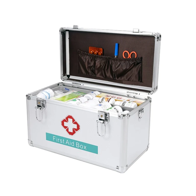 Home Medicine Box Multi Layer Emergency Medicine Storage Case Enterprise Aluminum Alloy Children's First Aid Kit
Home Medicine Box Multi Layer Emergency Medicine Storage Case Enterprise Aluminum Alloy Children's First Aid Kit