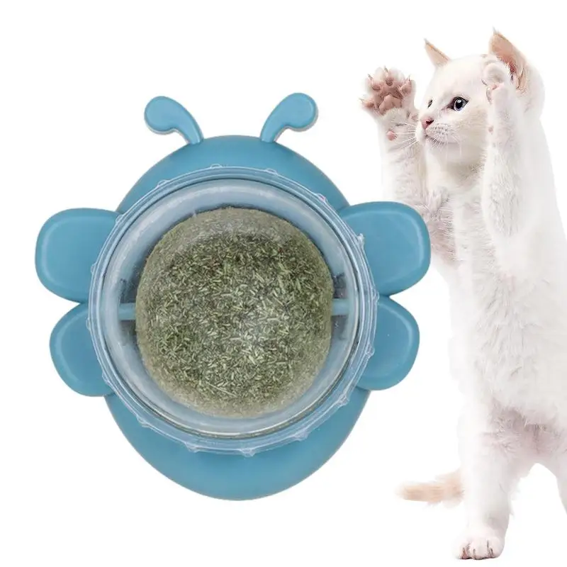 Catnip Ball Toy Bee Shape Catnip Roller Ball Wall Toys Healthy Organic Cat Nips Rotating Wall Mount Edible Kitten Chew Toys
Catnip Ball Toy Bee Shape Catnip Roller Ball Wall Toys Healthy Organic Cat Nips Rotating Wall Mount Edible Kitten Chew Toys