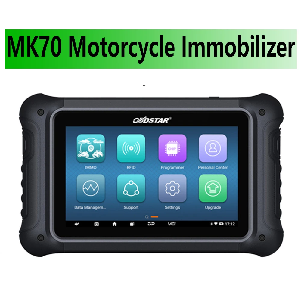 OBDSTAR MK70 Motorcycle Immobilizer Programming Device Motorcycle Key Programming Make Key Read Pincode with Original Key
OBDSTAR MK70 Motorcycle Immobilizer Programming Device Motorcycle Key Programming Make Key Read Pincode with Original Key
