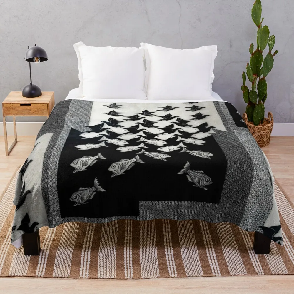 Sky and Water II, by M.C. Escher Throw Blanket valentine gift ideas Sleeping Bag Bed Fashionable Blankets
Sky and Water II, by M.C. Escher Throw Blanket valentine gift ideas Sleeping Bag Bed Fashionable Blankets
