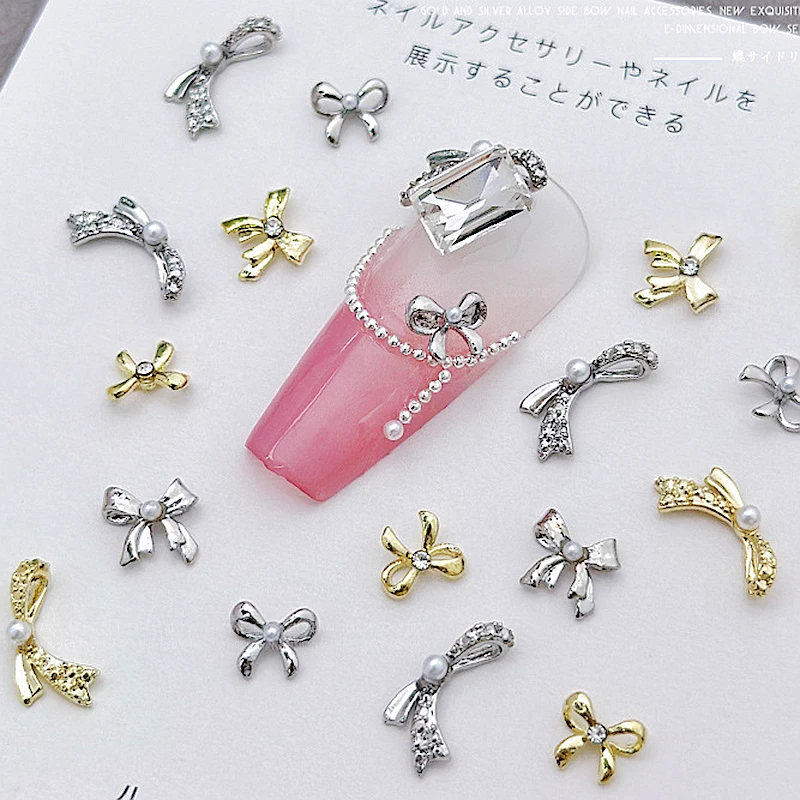 20PCS Metal 3D Nail Art Bow Charms Supplies Bowknot Accessories Contracted Style Nails Decoration Design Material Manicure Parts
20PCS Metal 3D Nail Art Bow Charms Supplies Bowknot Accessories Contracted Style Nails Decoration Design Material Manicure Parts