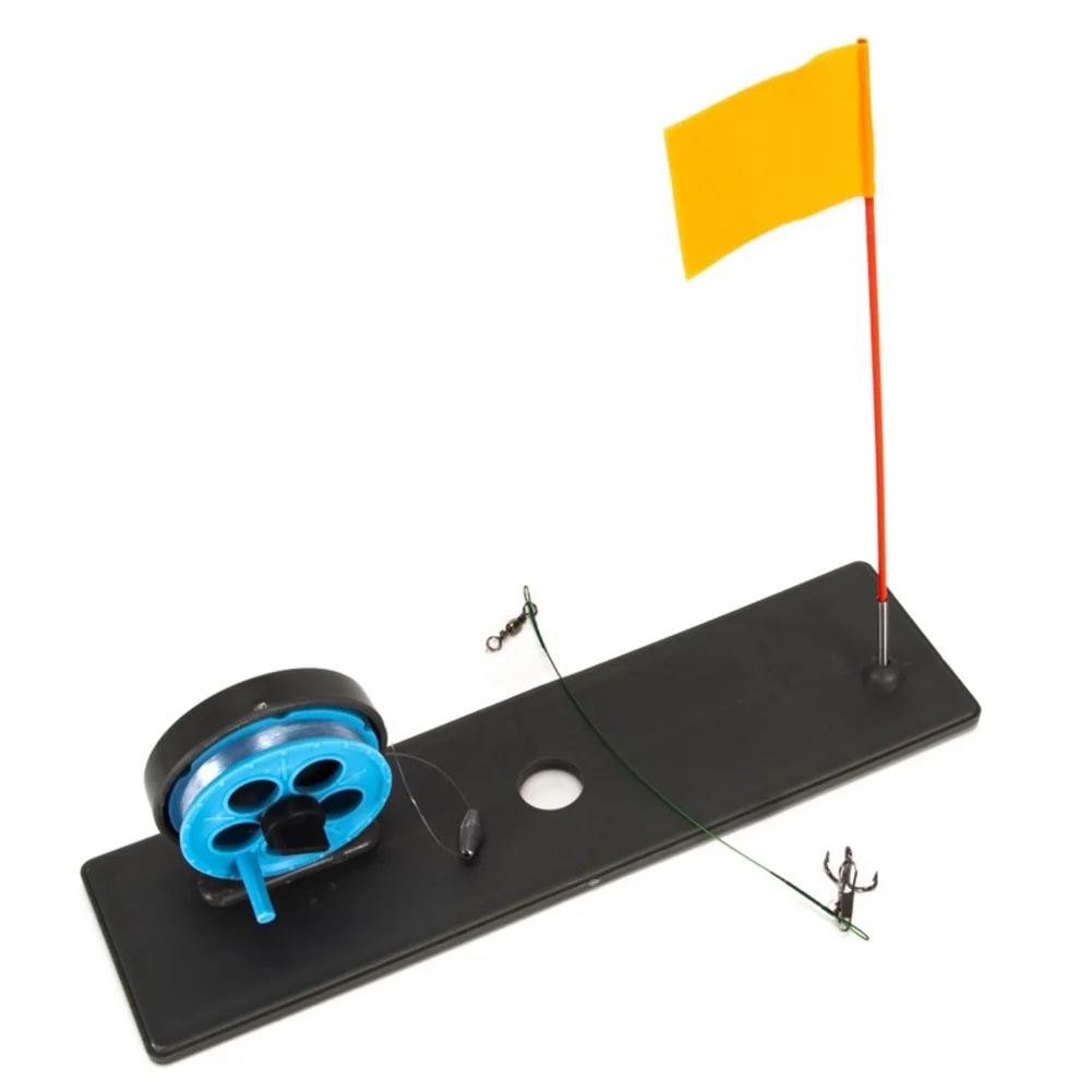Ice Fishing Rod Tip Up with Flag Marker Pole Durable ABS Material Stable and Firm Insertion Perfect Winter Fishing Equipment
Ice Fishing Rod Tip Up with Flag Marker Pole Durable ABS Material Stable and Firm Insertion Perfect Winter Fishing Equipment