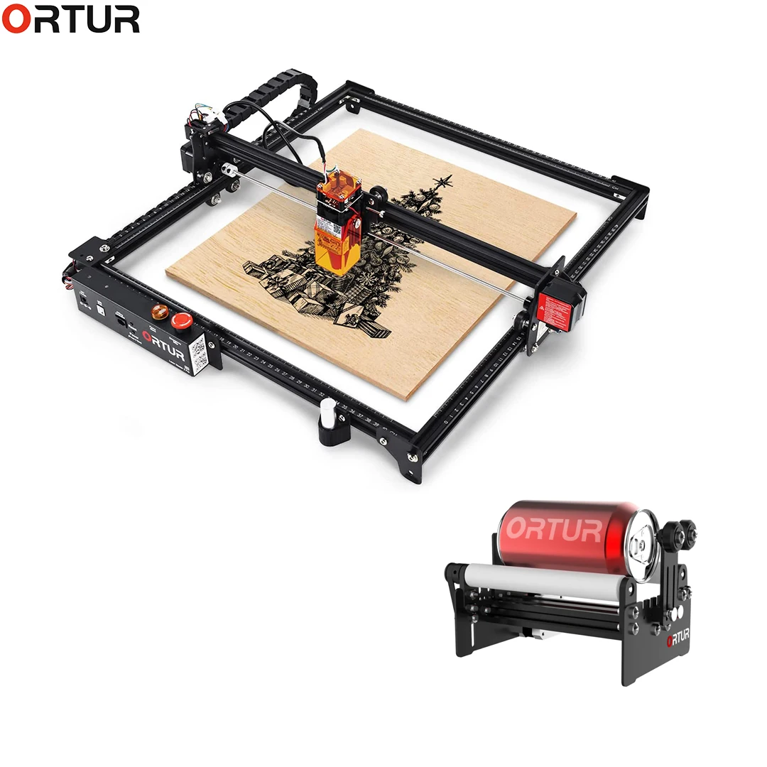 Laser Graver ORTUR Lazer Master 2 PRO +Rotary Roller Laser Engraving Machine with Ortur YRR2.0 WOOD DIY Tools Laser Engraver
Laser Graver ORTUR Lazer Master 2 PRO +Rotary Roller Laser Engraving Machine with Ortur YRR2.0 WOOD DIY Tools Laser Engraver