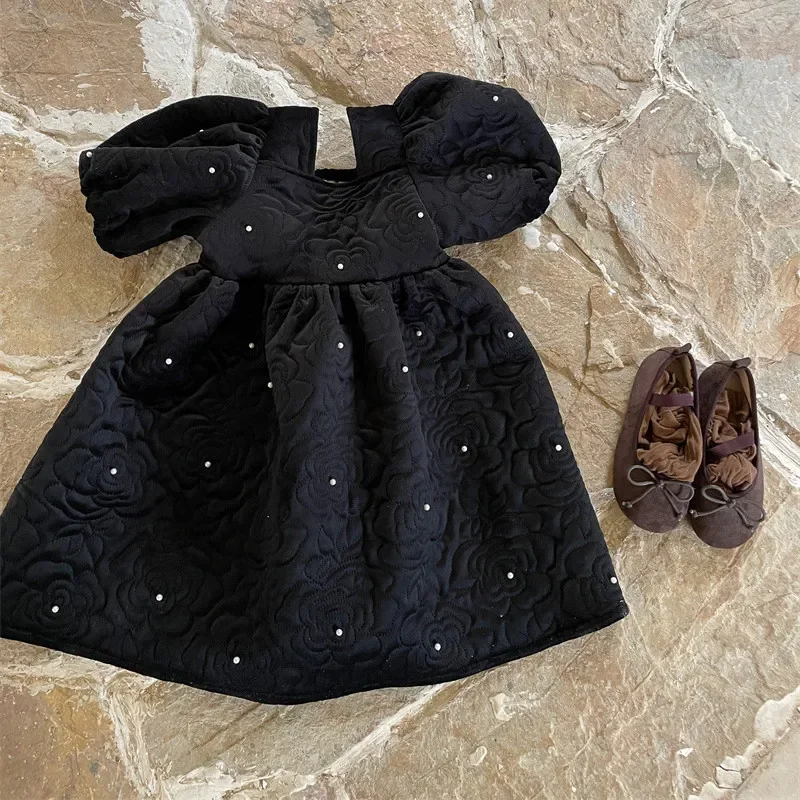 deer jonmi New Winter Baby Girls Puff Sleeve Cotton-padded Dresses Thicken Festival Clothes Children Birthday Party Dress
deer jonmi New Winter Baby Girls Puff Sleeve Cotton-padded Dresses Thicken Festival Clothes Children Birthday Party Dress