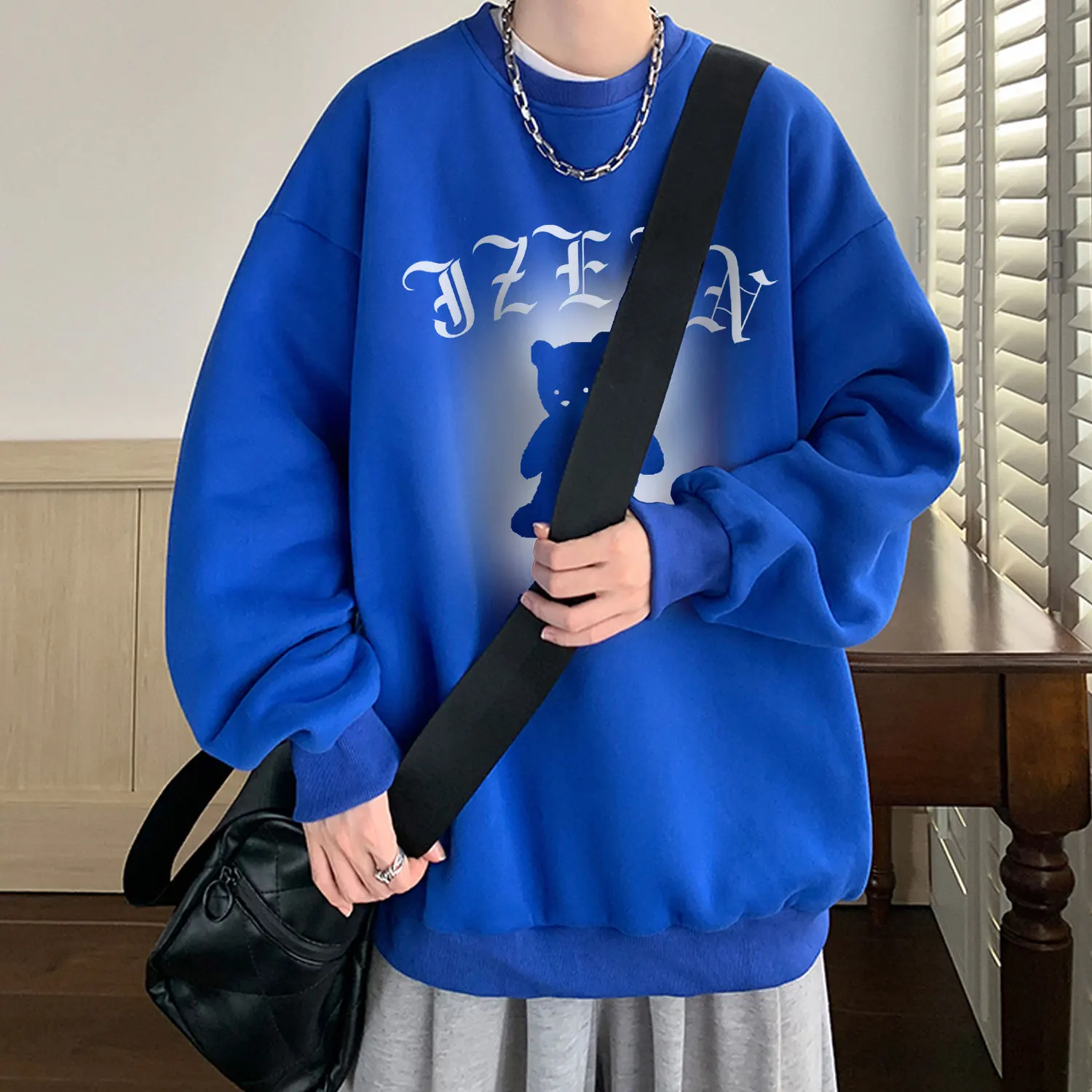 Round Collar Hoodie Men's Spring And Autumn Loose Large Size Top Vintage Tide Brand Dark Gray White Apricot Black Blue M-5XL
Round Collar Hoodie Men's Spring And Autumn Loose Large Size Top Vintage Tide Brand Dark Gray White Apricot Black Blue M-5XL