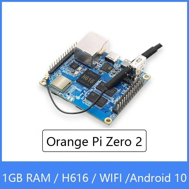 2022. Orange Pi Zero 2 1 ГБ ОЗУ с чипом Allwinner H616, поддержка BT, Wif, Запуск Android 10,Ubuntu,Debian OS, одиночная плата linux
2022. Orange Pi Zero 2 1 ГБ ОЗУ с чипом Allwinner H616, поддержка BT, Wif, Запуск Android 10,Ubuntu,Debian OS, одиночная плата linux