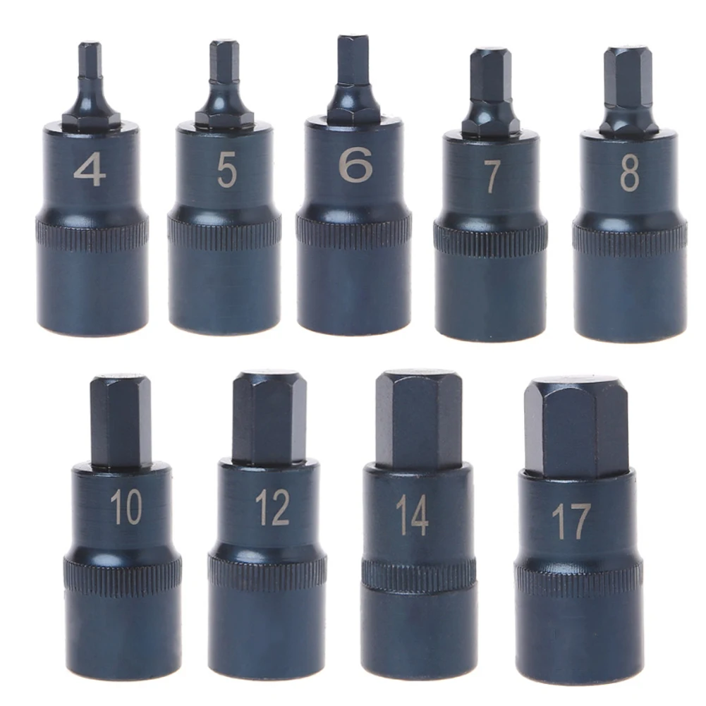 1/2'' Drive Hexagon Socket Screwdriver Wrench Hex Bit 55mm Ratchet Socket Alloy Steel H4 H5 H6 H7 H8 H10 H12 H14 H17
1/2'' Drive Hexagon Socket Screwdriver Wrench Hex Bit 55mm Ratchet Socket Alloy Steel H4 H5 H6 H7 H8 H10 H12 H14 H17
