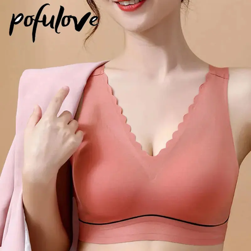 Traceless Lingerie Women's Small Chest Gathered Prevent Sagging Fixed One Piece Cup Large Size Beauty Bra Without Steel Ring Bra
Traceless Lingerie Women's Small Chest Gathered Prevent Sagging Fixed One Piece Cup Large Size Beauty Bra Without Steel Ring Bra