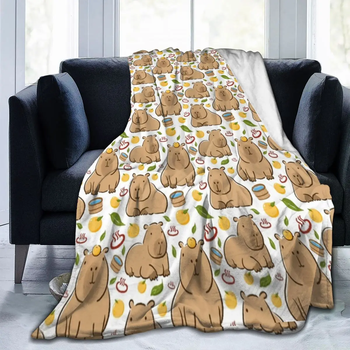 Cute Capybara Bath Pattern Blanket Animal Lover Fleece Throw Blankets Bedroom Sofa Decoration Lightweight Bedsprea
Cute Capybara Bath Pattern Blanket Animal Lover Fleece Throw Blankets Bedroom Sofa Decoration Lightweight Bedsprea