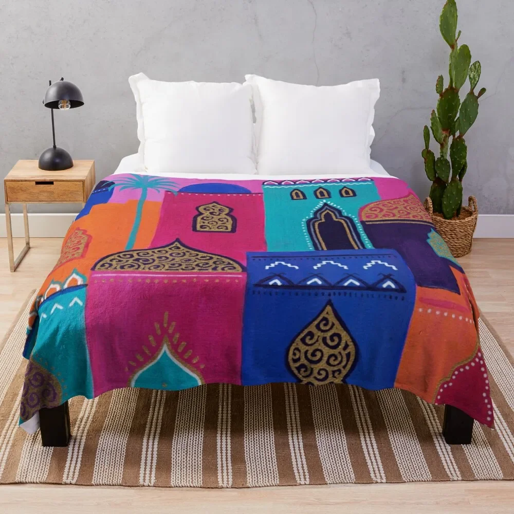 Colorful Moroccan City Throw Blanket for winter Sofa Quilt Plaid on the sofa Blankets
Colorful Moroccan City Throw Blanket for winter Sofa Quilt Plaid on the sofa Blankets