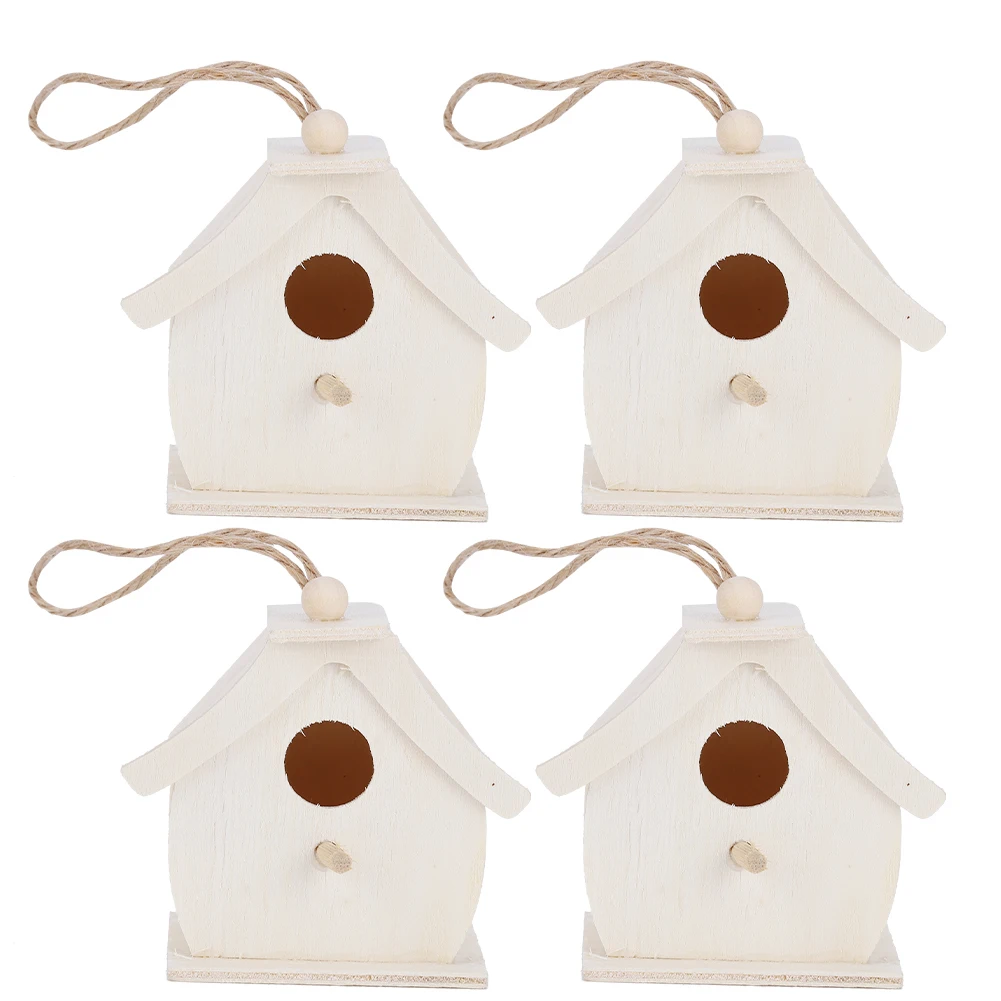 4Pcs Mini Wooden Bird House Hanging Birds Nests Ornaments For Outdoor Garden Balcony Courtyard
4Pcs Mini Wooden Bird House Hanging Birds Nests Ornaments For Outdoor Garden Balcony Courtyard