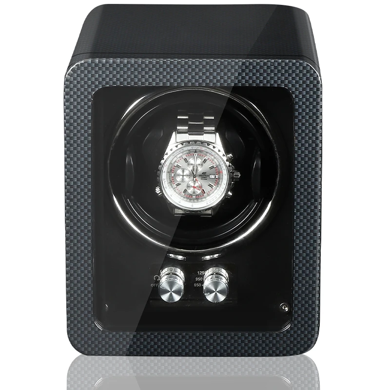 Single Watch Winder For Automatic Watches Luxury Carbon Fibre Metal Antimagnetic Mechanical Storage Luxurious Mute Watchs Box
Single Watch Winder For Automatic Watches Luxury Carbon Fibre Metal Antimagnetic Mechanical Storage Luxurious Mute Watchs Box