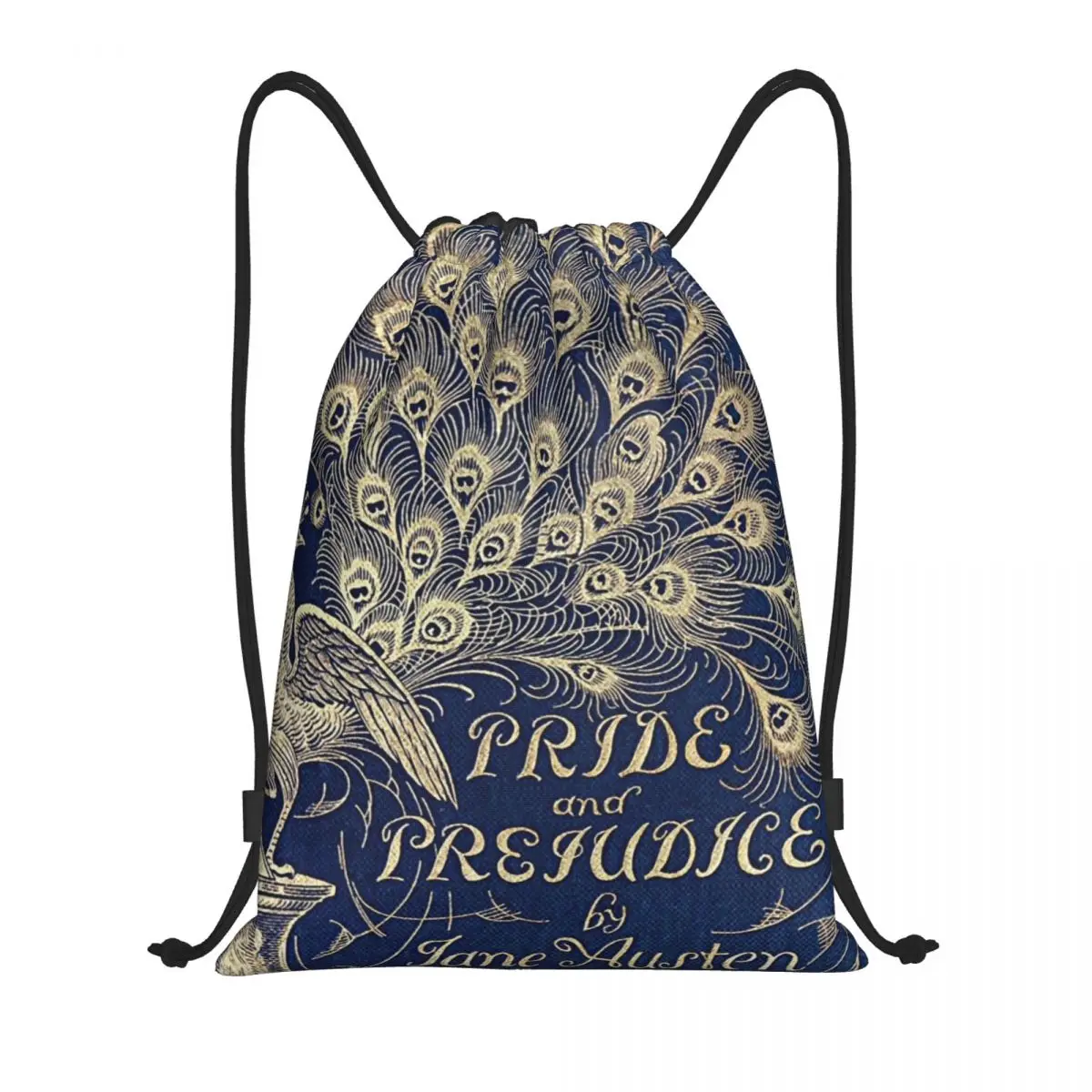 Custom Pride And Prejudice Peacock Feather Drawstring Bags for Shopping Yoga Backpacks Men Women Jane Austen Sports Gym Sackpack
Custom Pride And Prejudice Peacock Feather Drawstring Bags for Shopping Yoga Backpacks Men Women Jane Austen Sports Gym Sackpack