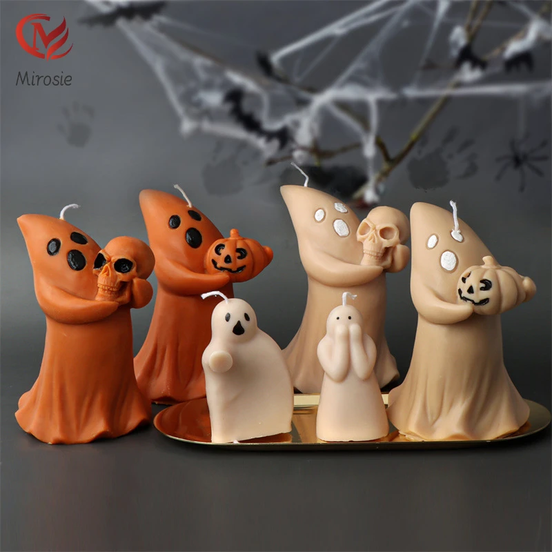 Mirosie Halloween Silicone Ghost Candle Mold Ghost Cute Aromatherapy Funny Creative Desktop Decoration Resin Molds
Mirosie Halloween Silicone Ghost Candle Mold Ghost Cute Aromatherapy Funny Creative Desktop Decoration Resin Molds