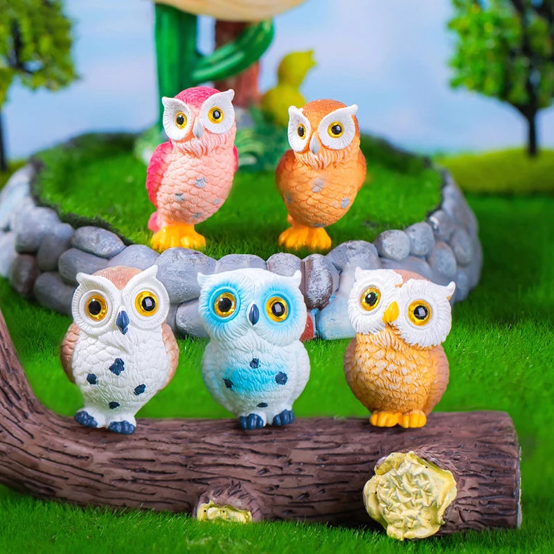 Mini Resin Animal Owl Figurines Micro Landscape Car Dashboard Home Desktop Ornaments
Mini Resin Animal Owl Figurines Micro Landscape Car Dashboard Home Desktop Ornaments
