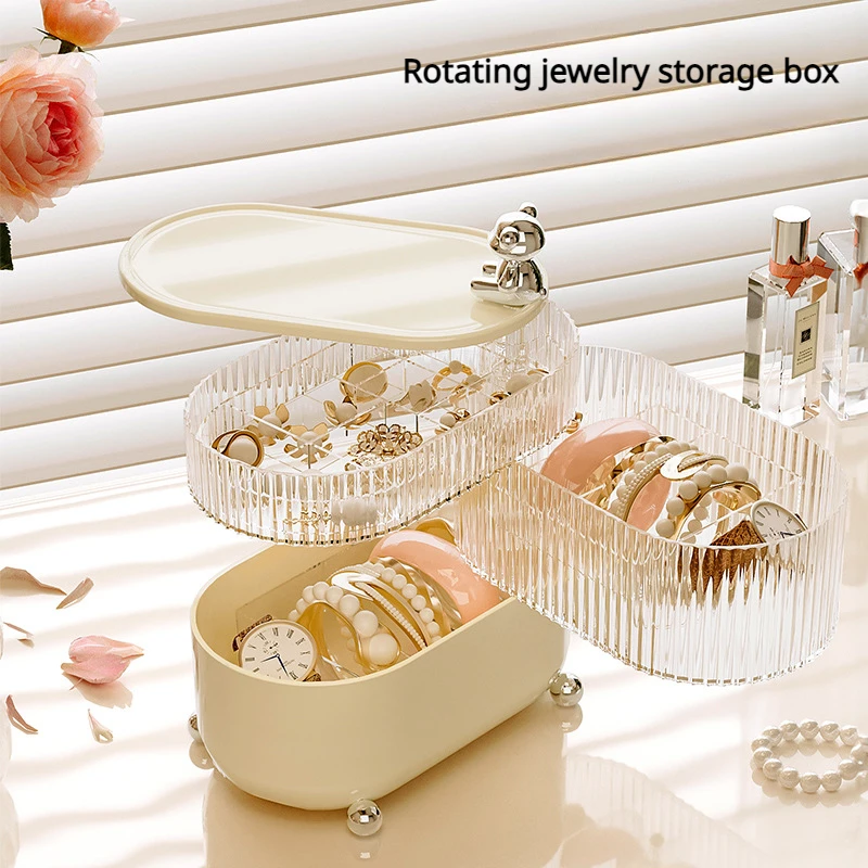 Rotating Cosmetic Desktop Storage Box Dust Proof Lipstick Data Cable Light Luxury Transparent Plastic Divided Jewelry Makeup Box
Rotating Cosmetic Desktop Storage Box Dust Proof Lipstick Data Cable Light Luxury Transparent Plastic Divided Jewelry Makeup Box