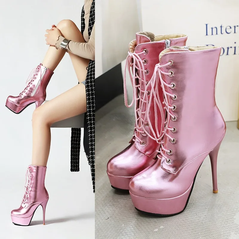 2023 new autumn winter Women ankle boots plus size 22-28.5CM Microfiber upper modern boots super high heel side zip short boots
2023 new autumn winter Women ankle boots plus size 22-28.5CM Microfiber upper modern boots super high heel side zip short boots