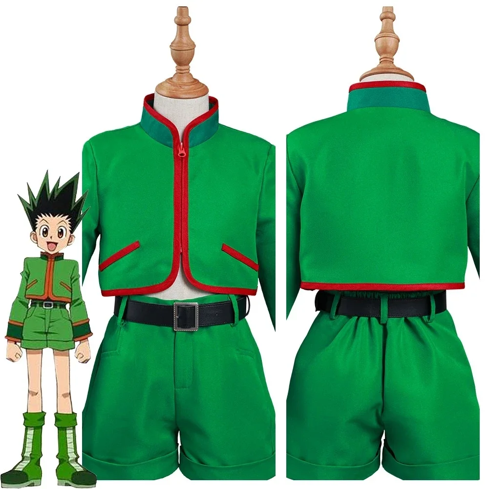 Anime Hunter x Hunter Gon Freecss Cosplay Costumes Women Men Green Zip Coat Shorts Suit Game Uniform Halloween Carnival Clothes
Anime Hunter x Hunter Gon Freecss Cosplay Costumes Women Men Green Zip Coat Shorts Suit Game Uniform Halloween Carnival Clothes