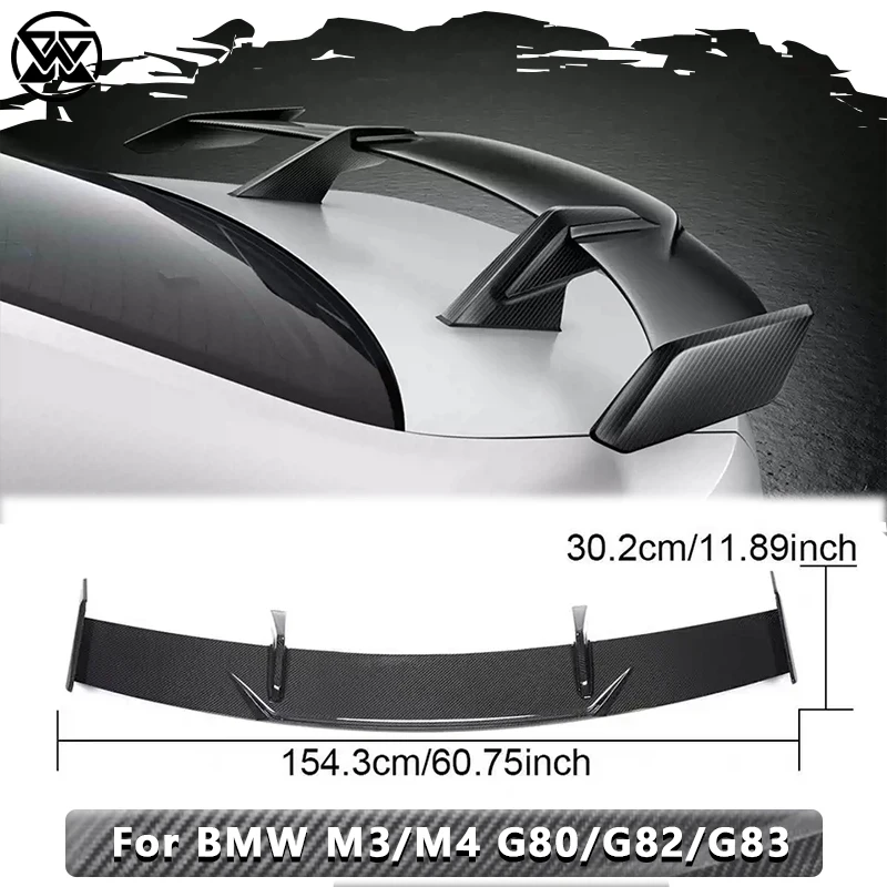 Dry Carbon Fiber MP Style Tail Wing For BMW M3 M4 G80 G82 G83 Car Spoiler Wing Rear Roof Luggage Cover Tail Fins Upgrade
Dry Carbon Fiber MP Style Tail Wing For BMW M3 M4 G80 G82 G83 Car Spoiler Wing Rear Roof Luggage Cover Tail Fins Upgrade