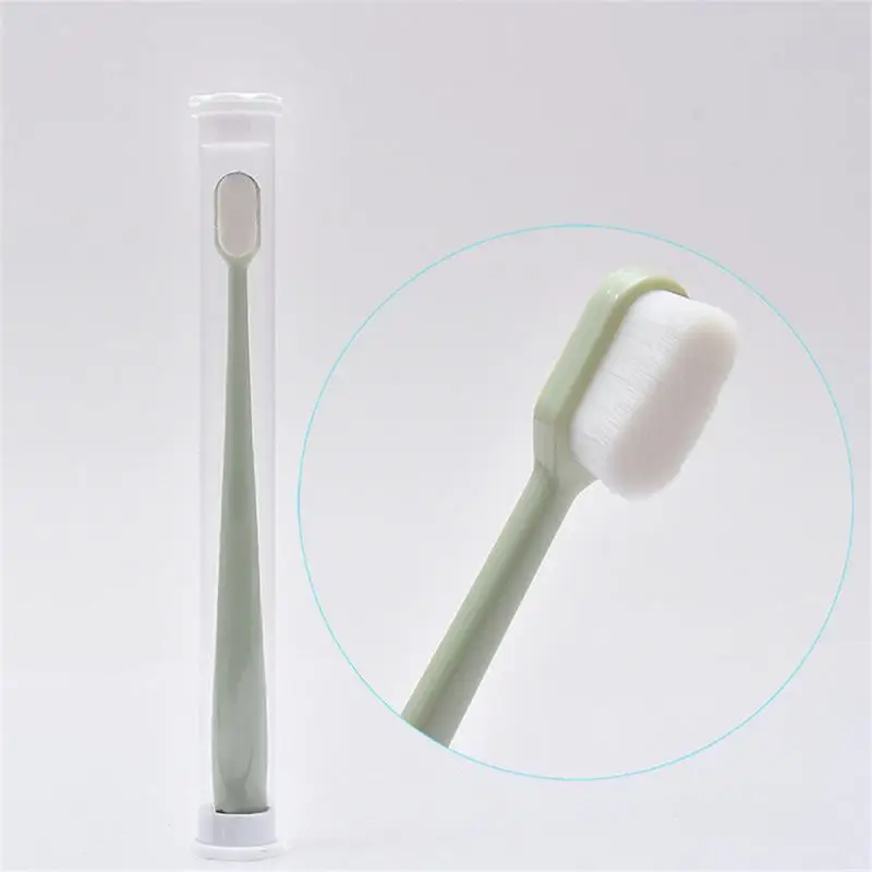 

Ultra-fine Soft Toothbrush Million Nano Bristle Adult Tooth Brush Teeth Deep Cleaning Portable Travel Oral Care Brush