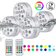 13 LED Pool Lighting IP68 Waterproof RF Remote Submersible Lights for Pond Fountain Aquarium Vase Tub Bathtub Home Decoration
13 LED Pool Lighting IP68 Waterproof RF Remote Submersible Lights for Pond Fountain Aquarium Vase Tub Bathtub Home Decoration