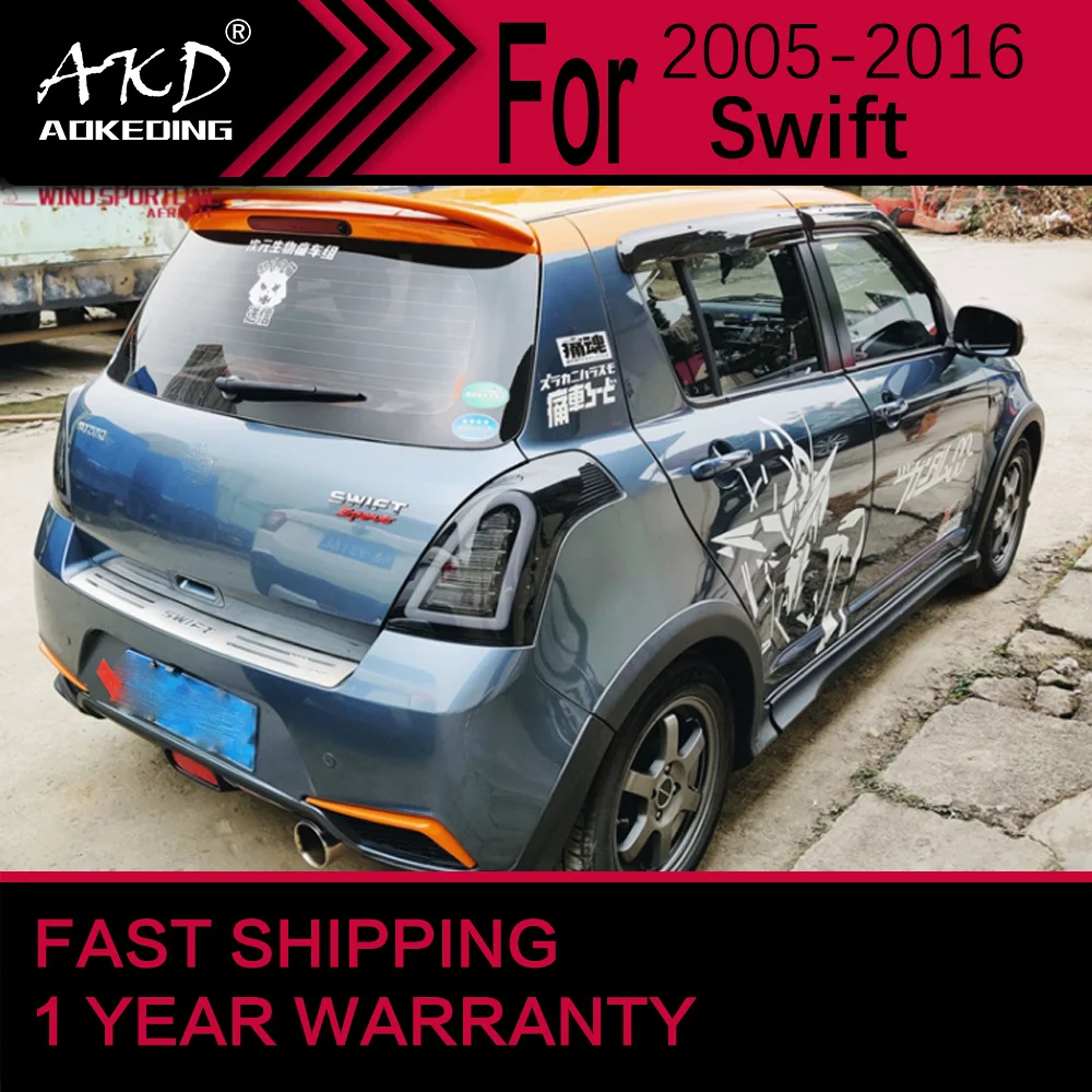 Car Styling Tail Lamp for Suzuki Swift Tail Lights 204-2016 Swift LED Tail Light LED Dynamic Turn Signal Brake Reverse Auto
Car Styling Tail Lamp for Suzuki Swift Tail Lights 204-2016 Swift LED Tail Light LED Dynamic Turn Signal Brake Reverse Auto