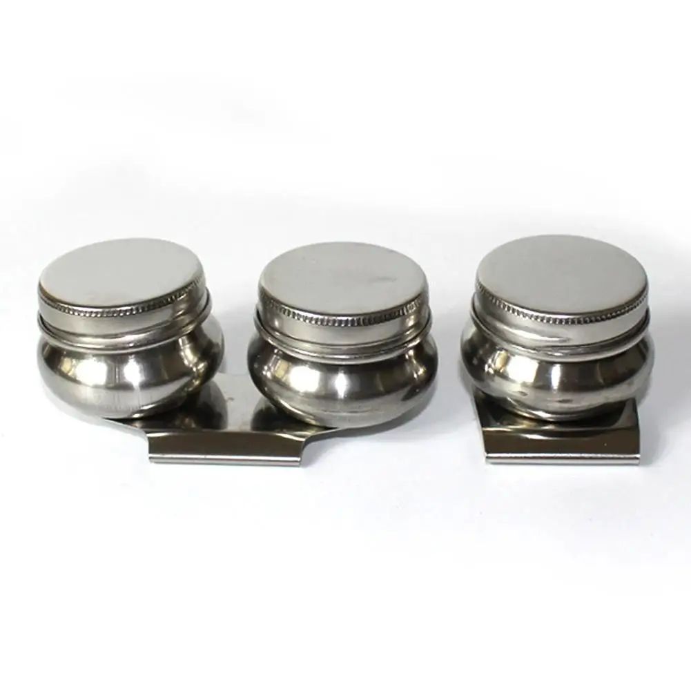 Art Supplies Stainless Steel Oil Pot Painting Single Double Hole Drum Shape Tools School Easy Clean Student Palette Dipper
Art Supplies Stainless Steel Oil Pot Painting Single Double Hole Drum Shape Tools School Easy Clean Student Palette Dipper