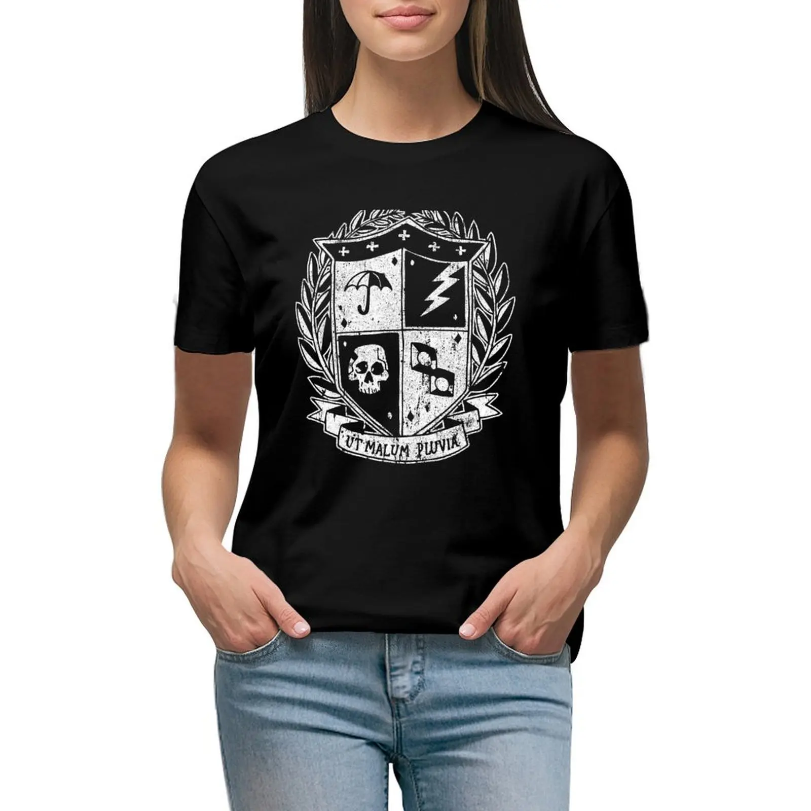 Umbrella Academy Crest T-Shirt customs anime blacks customs design your own plus size t shirts for Women loose fit
Umbrella Academy Crest T-Shirt customs anime blacks customs design your own plus size t shirts for Women loose fit