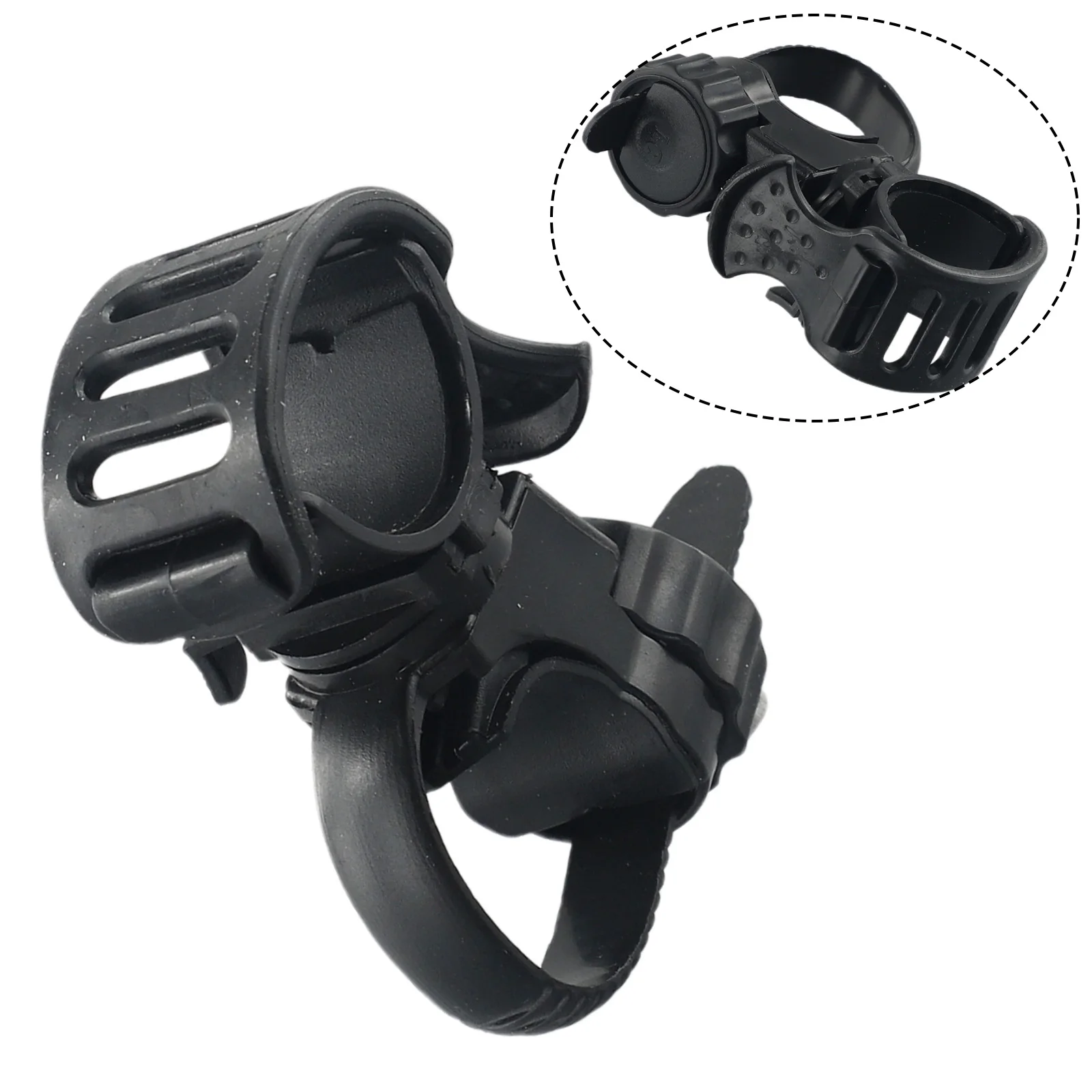 360 Degree Bicycle Handlebar Light Bracket Holder Black Rotation Bike Handle Bar Mount Flashlight Lamp Clip New
360 Degree Bicycle Handlebar Light Bracket Holder Black Rotation Bike Handle Bar Mount Flashlight Lamp Clip New