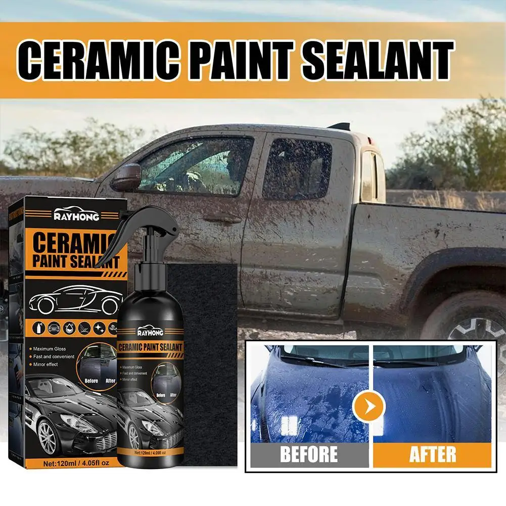120ML Car Ceramic Coating Wax Glass Car Body Polish Spray Paint Hydrophobic Agent Shine Protection Auto Accessories
120ML Car Ceramic Coating Wax Glass Car Body Polish Spray Paint Hydrophobic Agent Shine Protection Auto Accessories