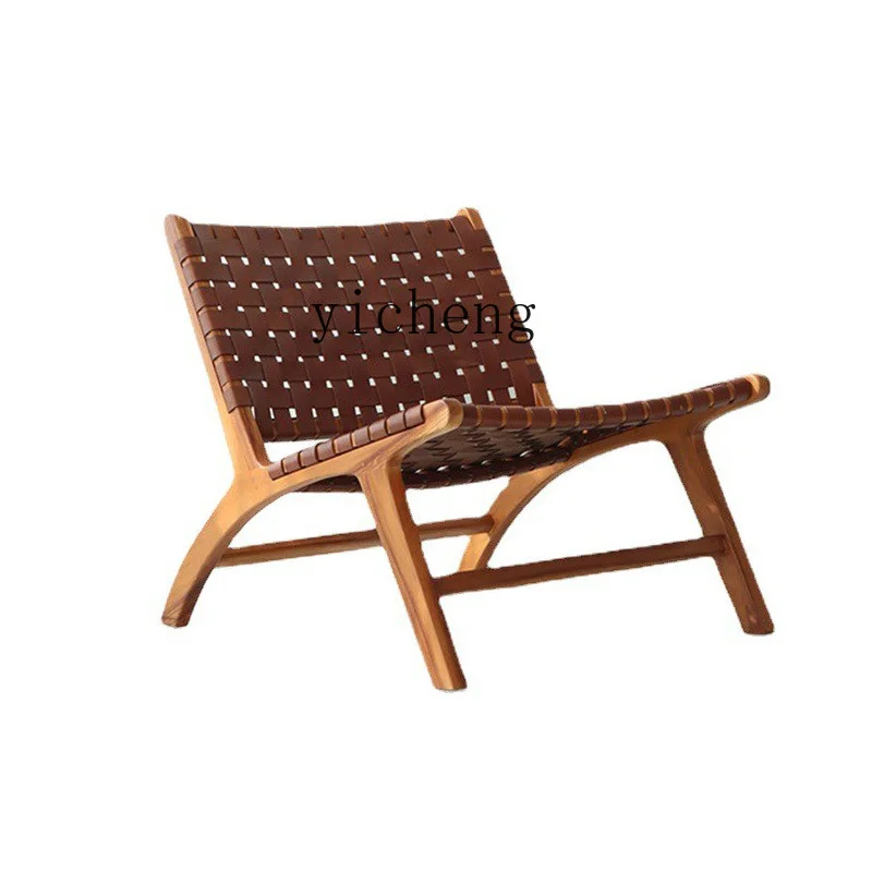 XC Saddle Leather Woven Couch Home Balcony Leisure Chair Retro Single Recliner Designer
XC Saddle Leather Woven Couch Home Balcony Leisure Chair Retro Single Recliner Designer
