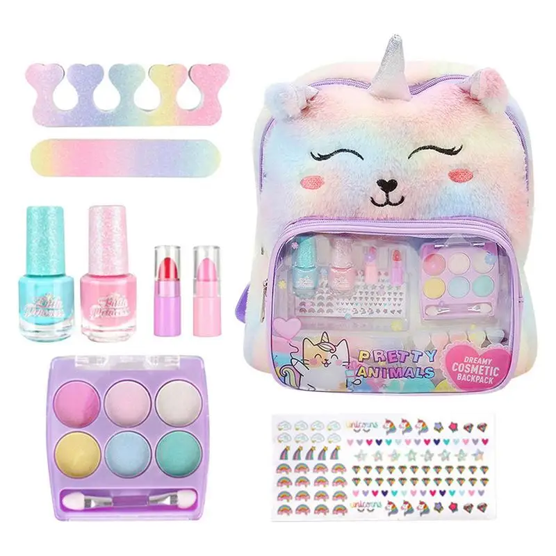 Girls Makeup Kit Kids Play Makeup Kit For Girl Washable Pretend Makeup For Toddlers Portable Fake Makeup For Little Girls
Girls Makeup Kit Kids Play Makeup Kit For Girl Washable Pretend Makeup For Toddlers Portable Fake Makeup For Little Girls