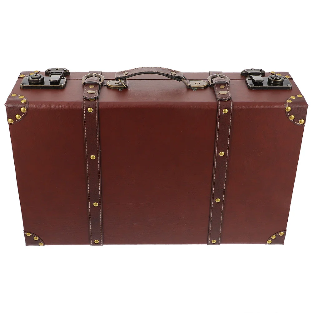 Old-fashioned Suitcase Home Suitcase Adornment Decorative Storage Case Photo Prop
Old-fashioned Suitcase Home Suitcase Adornment Decorative Storage Case Photo Prop