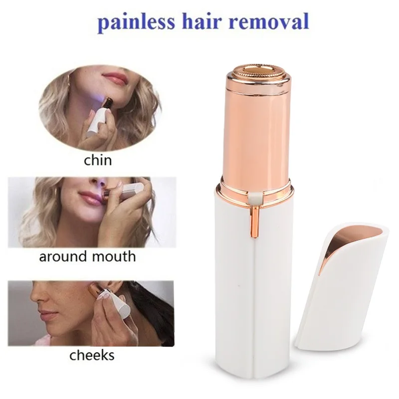 

2023 Epilator Face Hair Removal Lipstick Shaver Electric Eyebrow Trimmer Women's Hair Remover Mini Shaver epilator for women