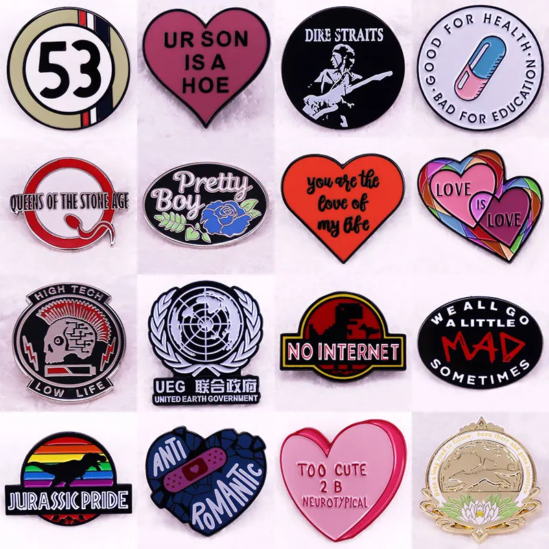 Jurassk Pride Rainbow Enamel Pin Women's Brooches Lapel Pins for Backpack Briefcase Badges Fashion Jewelry Accessories
Jurassk Pride Rainbow Enamel Pin Women's Brooches Lapel Pins for Backpack Briefcase Badges Fashion Jewelry Accessories