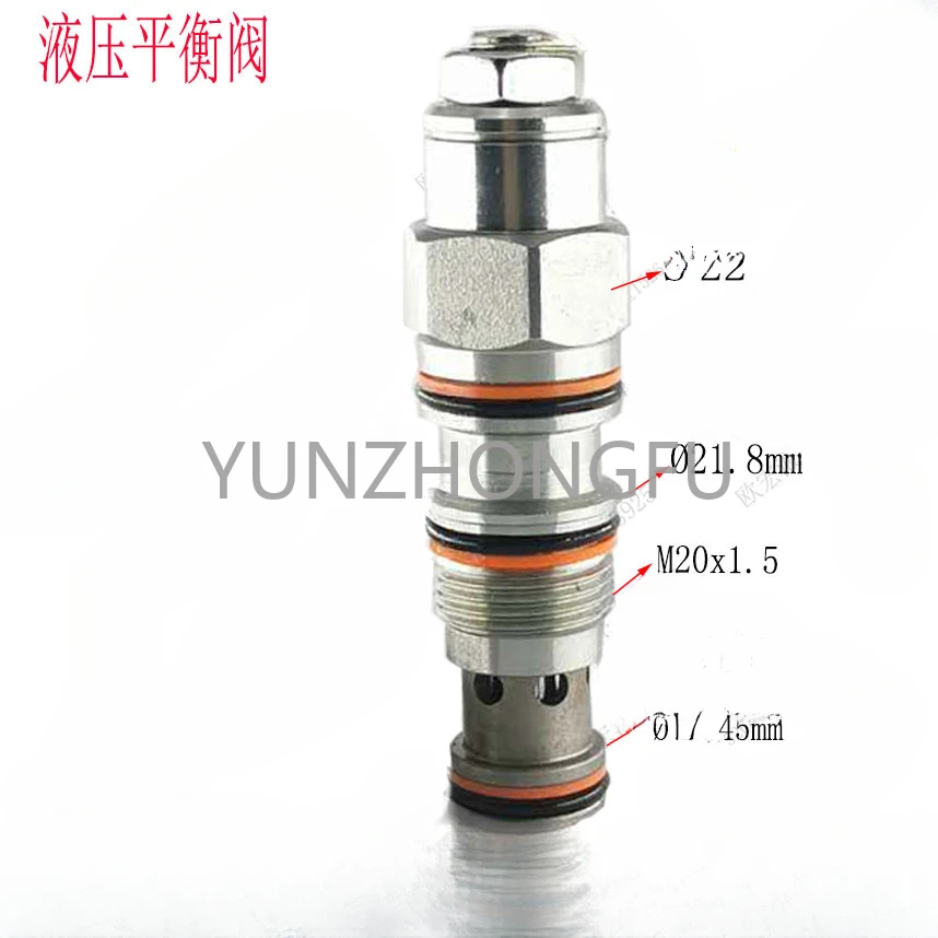 

Hydraulic Balance Valve Cbca Excavator Spare Parts Oil Cylinder Counterbalance Valve Core Crane Cbcg Pressure Valve CBCH-LHN