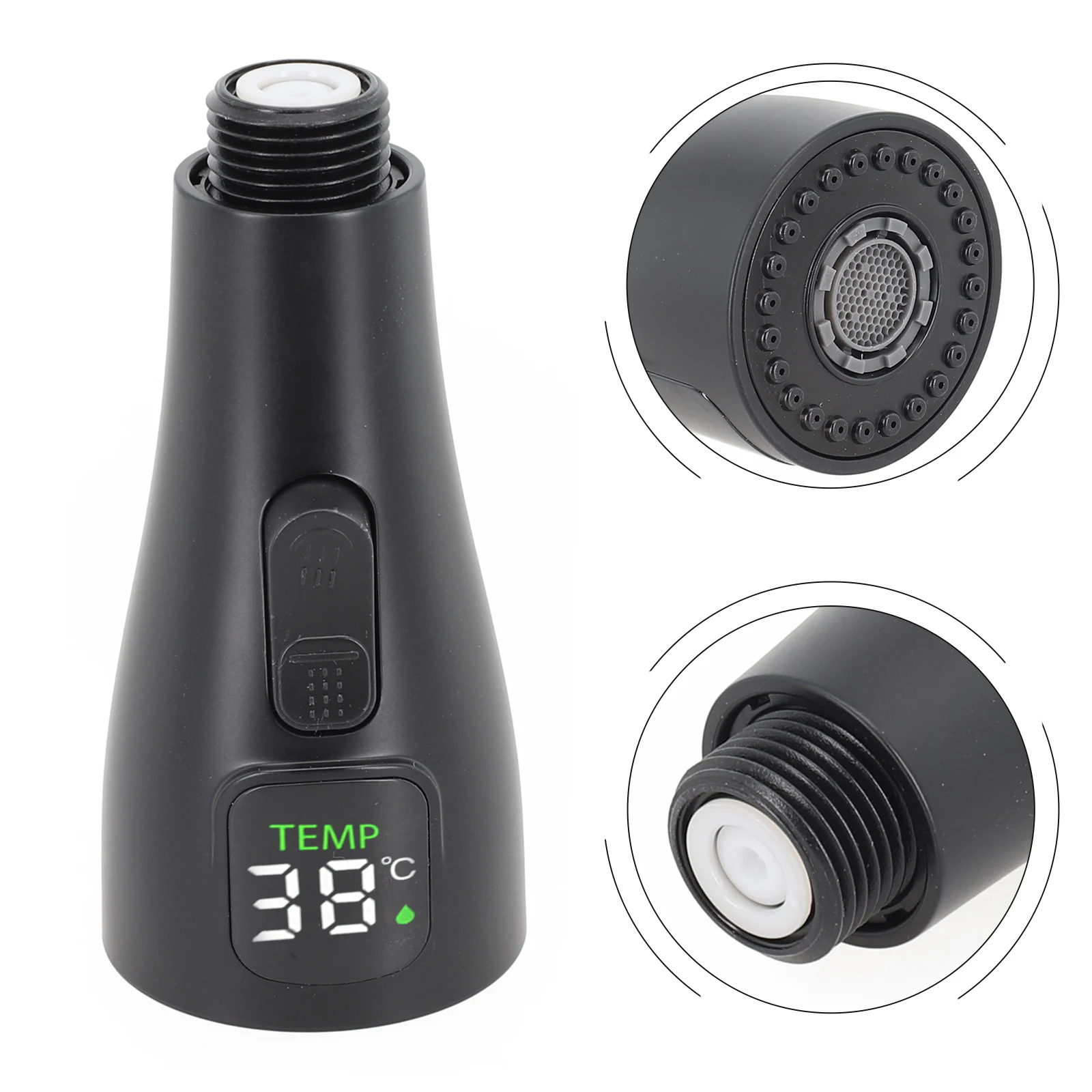 1pcs LED Faucet Tap Nozzle ABS 1/2\" Connection Replacement Water Saving Reduce Bills Kitchen Swivel-Head Water-saving Spray
1pcs LED Faucet Tap Nozzle ABS 1/2\" Connection Replacement Water Saving Reduce Bills Kitchen Swivel-Head Water-saving Spray