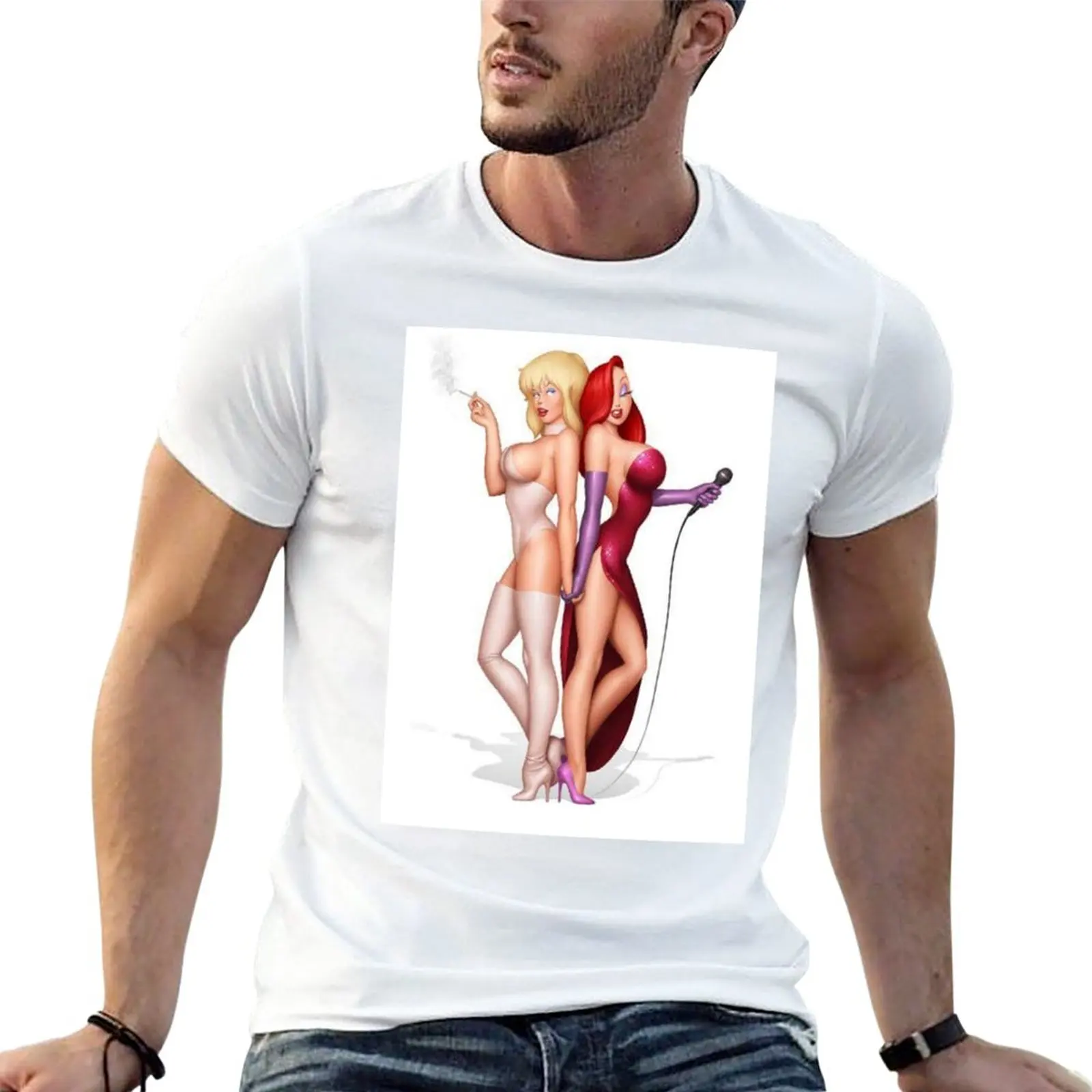 New Jessica Rabbit and Holli Wood T-Shirt t-shirts man Anime t-shirt t shirt man mens funny t shirts
New Jessica Rabbit and Holli Wood T-Shirt t-shirts man Anime t-shirt t shirt man mens funny t shirts
