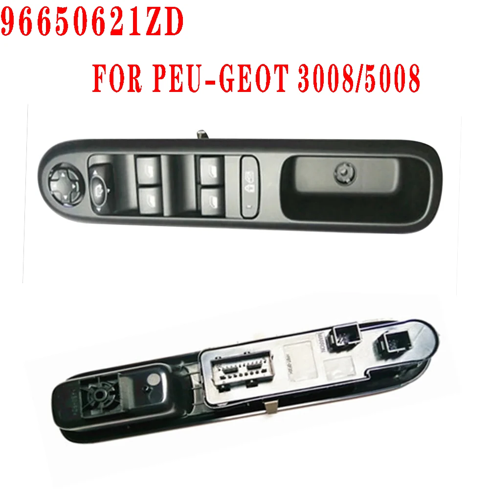 

96650621ZD Car Window Regulator Switch for Peugeot 3008/5008 Left Front Door for Regulator Switch Assembly Rig