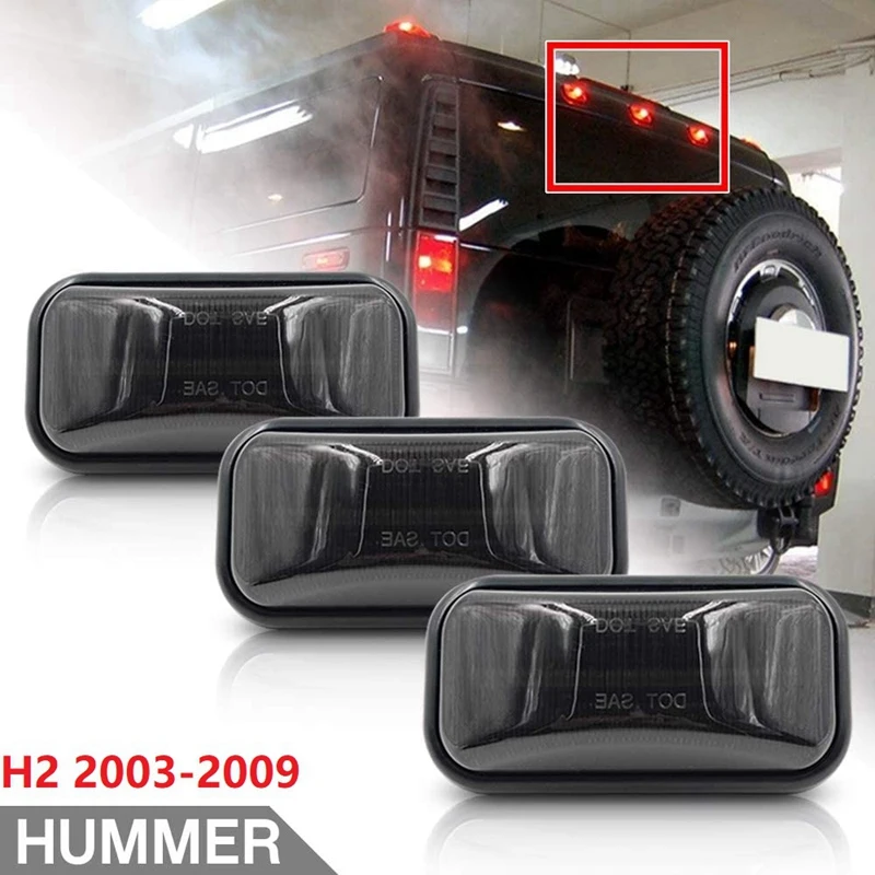 3 шт., дымчатый фонарь для задней Красной крыши кабины, фонарь для Hummer H2 2003-2009 / SUT 2005-2009
3 шт., дымчатый фонарь для задней Красной крыши кабины, фонарь для Hummer H2 2003-2009 / SUT 2005-2009