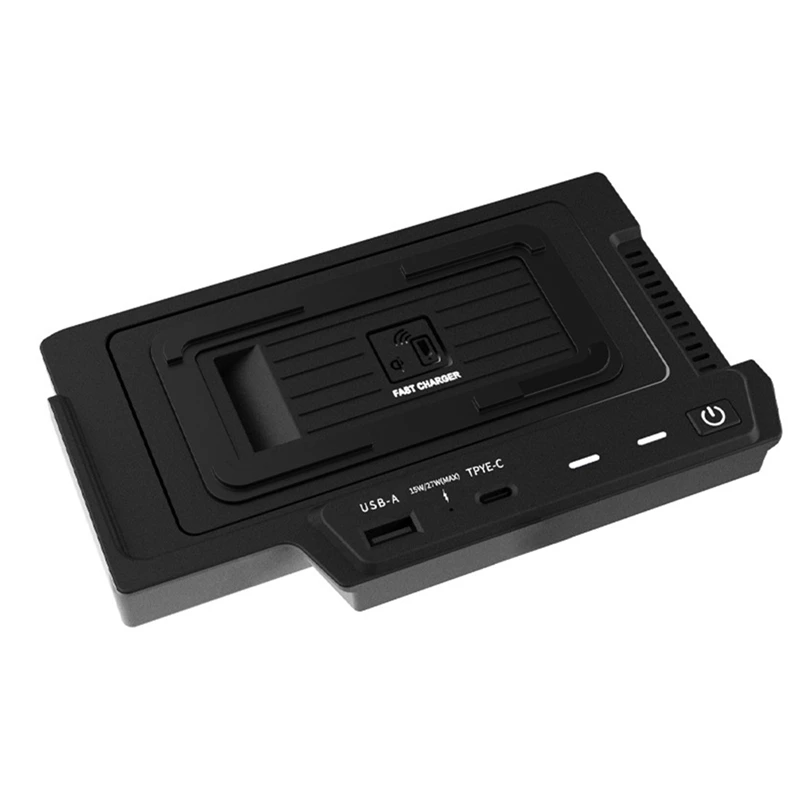 Автомобильное беспроводное зарядное устройство QI, 15 Вт, быстрая Беспроводная зарядка, детали для Mercedes Benz GLE W176 GLE350 GLE 450 2020-2022