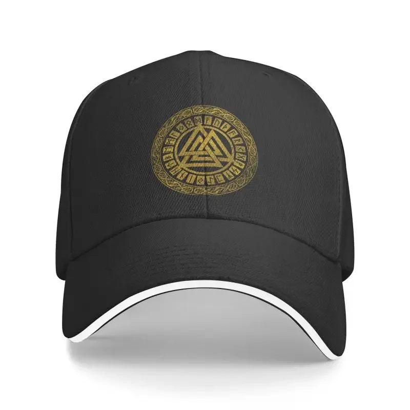 Custom Gold Viking Valknut Runes Baseball Cap Sports Women Men's Adjustable Scandinavn Valhalla Odin Dad Hat Autumn
Custom Gold Viking Valknut Runes Baseball Cap Sports Women Men's Adjustable Scandinavn Valhalla Odin Dad Hat Autumn